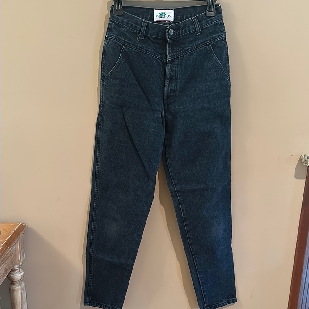 Vintage palmettos Black High-Waisted Jeans